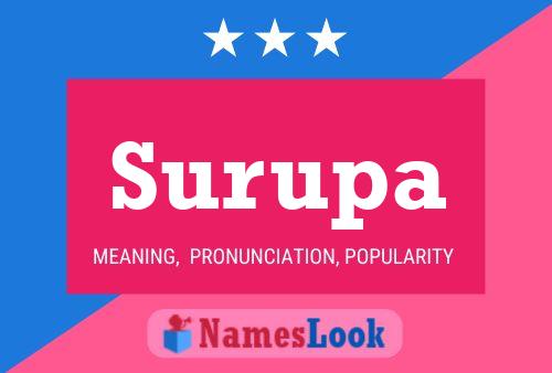 Surupa Name Poster