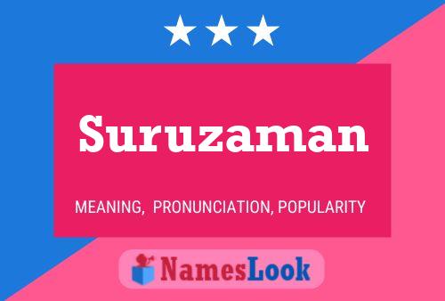 Suruzaman Name Poster