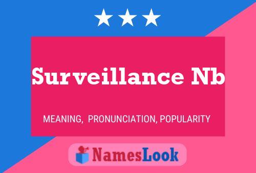 Surveillance Nb Name Poster