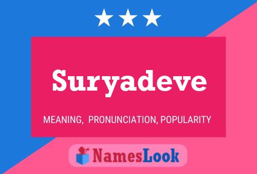 Suryadeve Name Poster