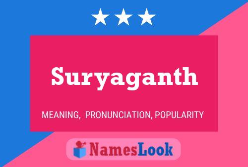 Suryaganth Name Poster