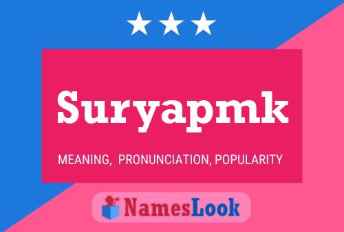 Suryapmk Name Poster