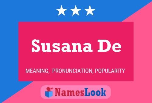 Susana De Name Poster