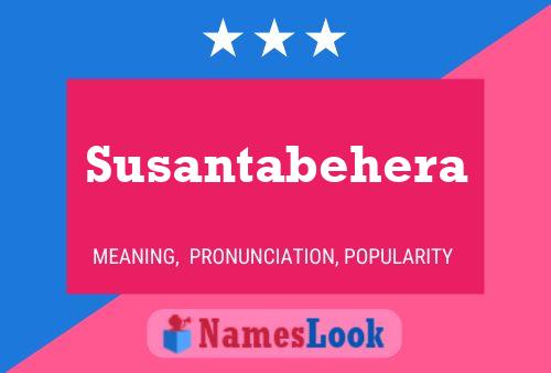 Susantabehera Name Poster