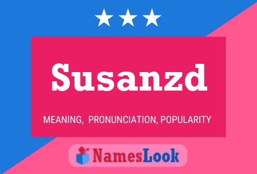 Susanzd Name Poster