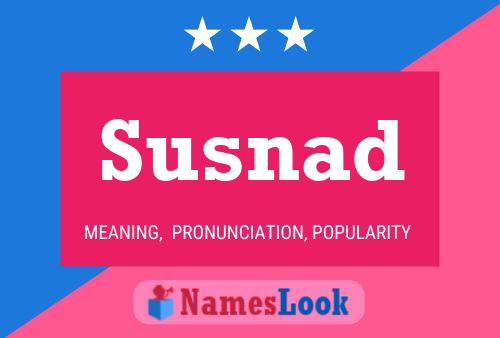 Susnad Name Poster