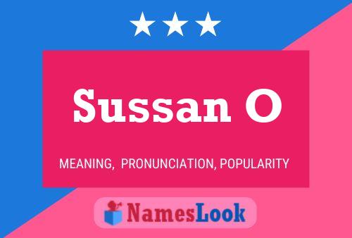 Sussan O Name Poster