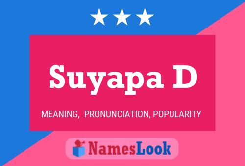 Suyapa D Name Poster