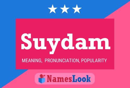 Suydam Name Poster