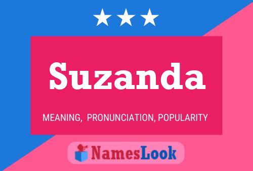 Suzanda Name Poster