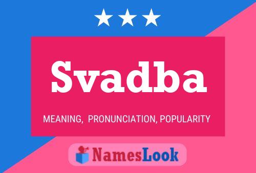 Svadba Name Poster