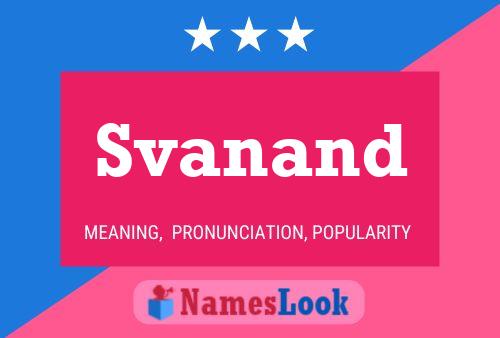 Svanand Name Poster