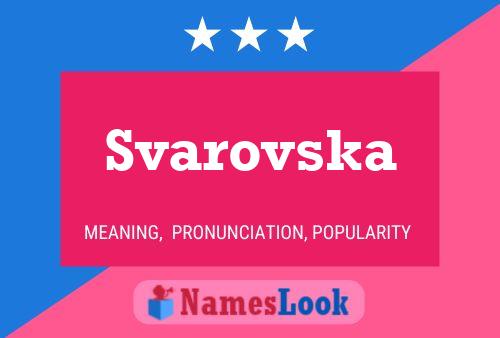 Svarovska Name Poster