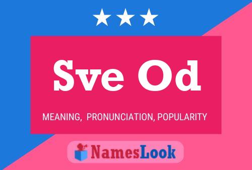 Sve Od Name Poster