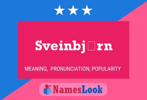 Sveinbjörn Name Poster