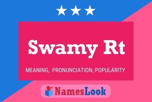 Swamy Rt Name Poster