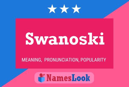 Swanoski Name Poster