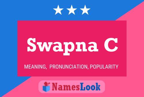 Swapna C Name Poster