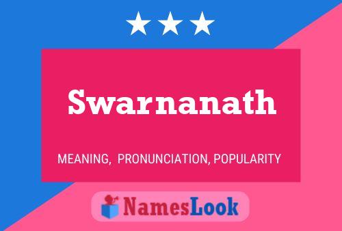 Swarnanath Name Poster