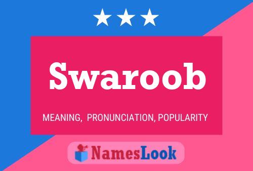 Swaroob Name Poster