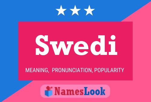 Swedi Name Poster