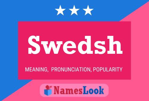 Swedsh Name Poster