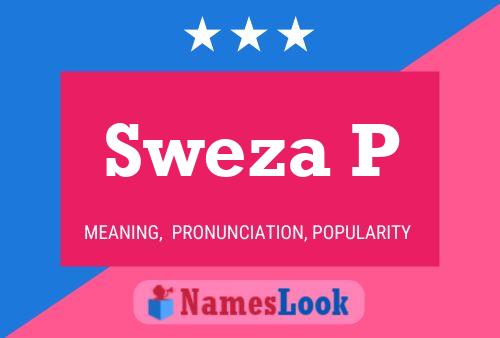 Sweza P Name Poster