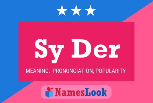 Sy Der Name Poster