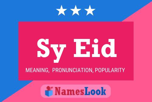 Sy Eid Name Poster