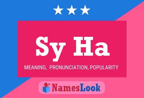 Sy Ha Name Poster