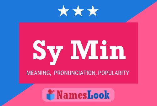 Sy Min Name Poster