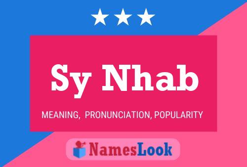 Sy Nhab Name Poster