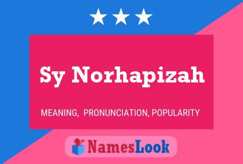 Sy Norhapizah Name Poster