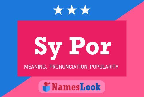 Sy Por Name Poster