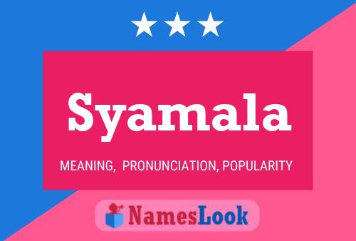 Syamala Name Poster