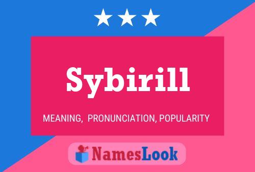 Sybirill Name Poster