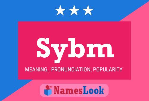 Sybm Name Poster