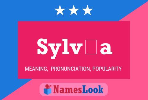 Sylvía Name Poster