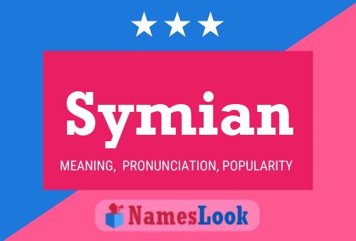 Symian Name Poster