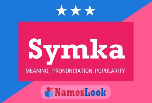 Symka Name Poster