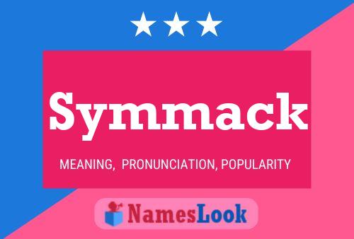 Symmack Name Poster