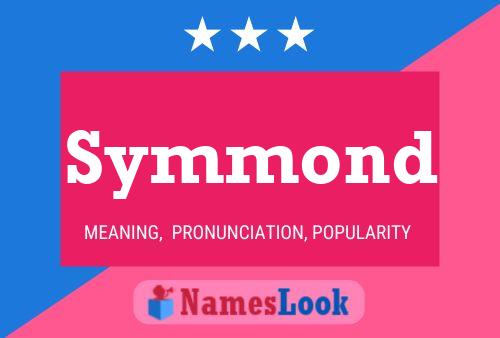 Symmond Name Poster