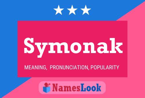 Symonak Name Poster