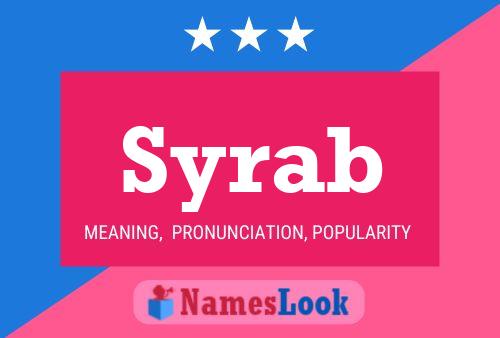 Syrab Name Poster