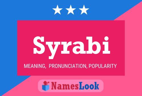 Syrabi Name Poster