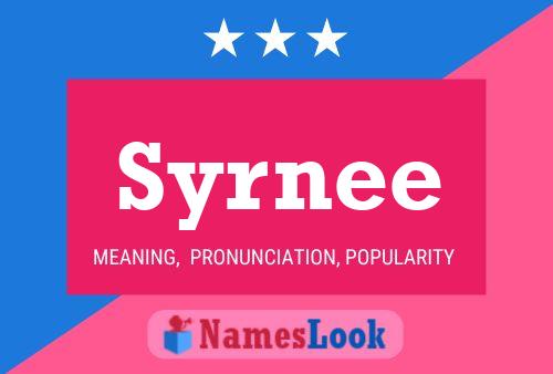 Syrnee Name Poster