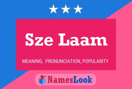 Sze Laam Name Poster