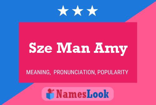 Sze Man Amy Name Poster