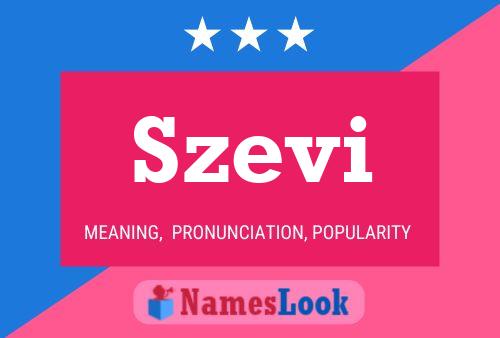 Szevi Name Poster