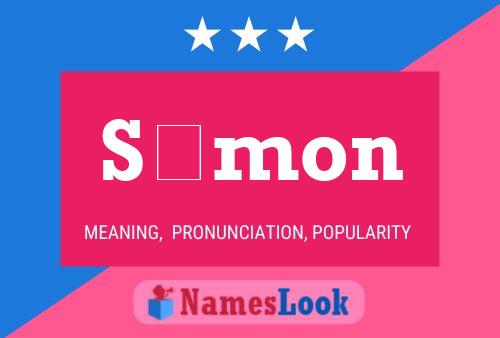 Símon Name Poster